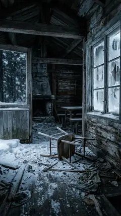 Zombie AI trend location: Snowed-In Cabin, the cold zombie world